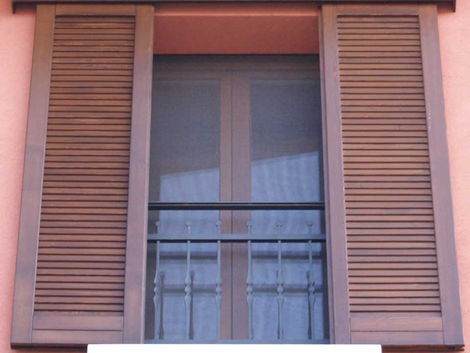 Finestre in legno lamellare