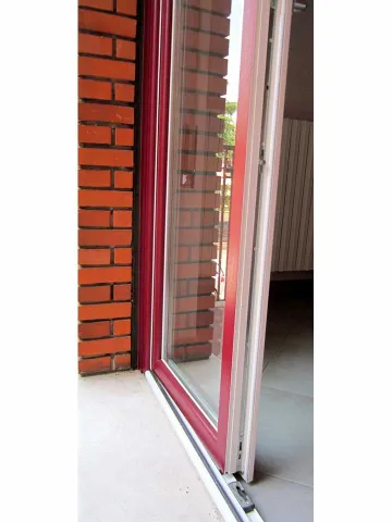Portafinestra in PVC bicolore