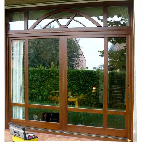 Portefinestra scorrevole in legno