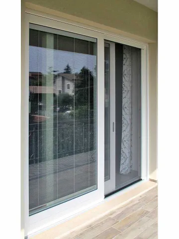 Scorrevoli legno-alluminio lato esterno