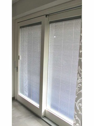 Scorrevoli legno-alluminio lato interno