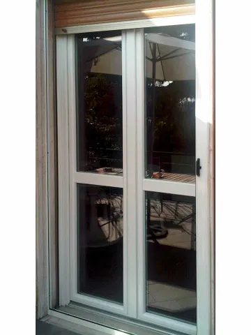 Portefinestra in PVC bianco Aluplast Ideal 4000