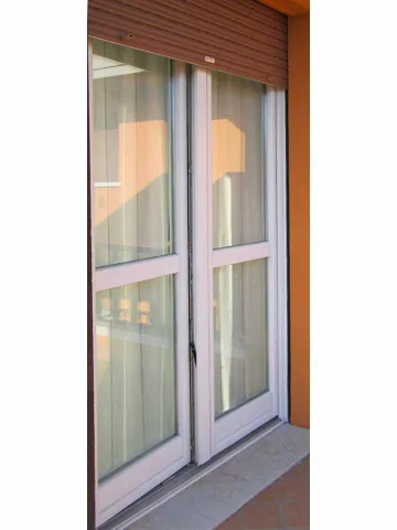 Portefinestra in PVC bianco Aluplast Ideal 4000