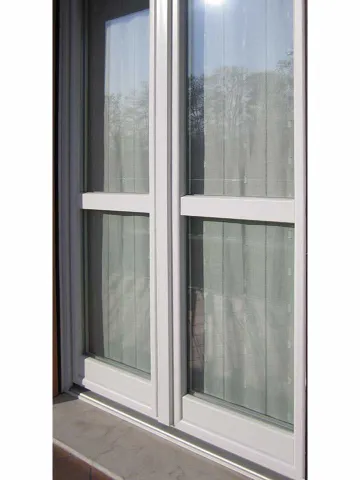 Portefinestra in PVC bianco Aluplast Ideal 4000