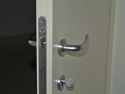 Porta interno in legno (particolare)